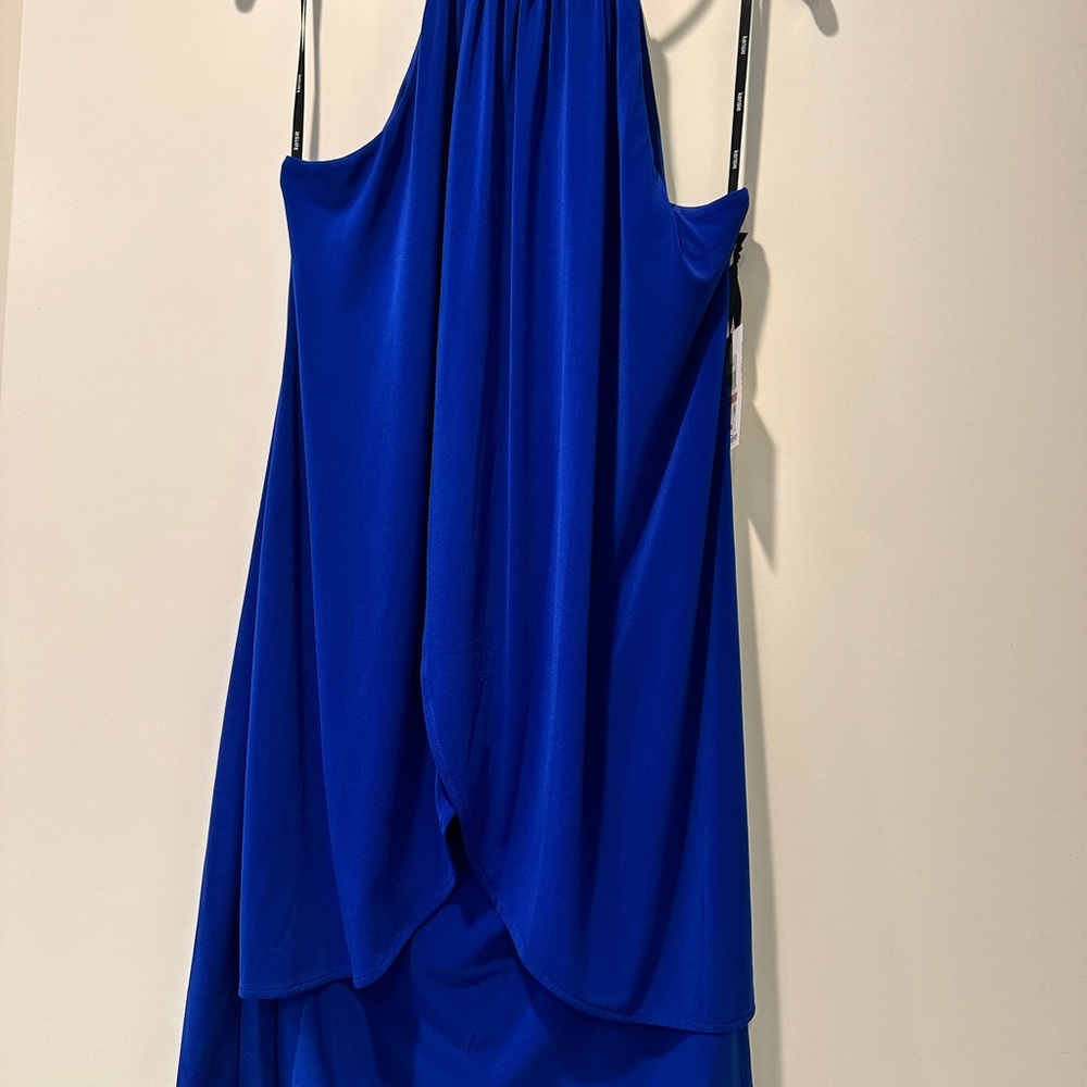 Elegant Blue Women's Dress